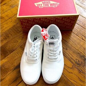 NIB Vans Doheny White Sneakers Shoes